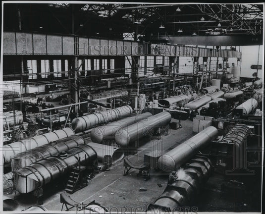 1966 Heil Company's tank factory equipment in Milwaukee, Wisconsin-Historic Images