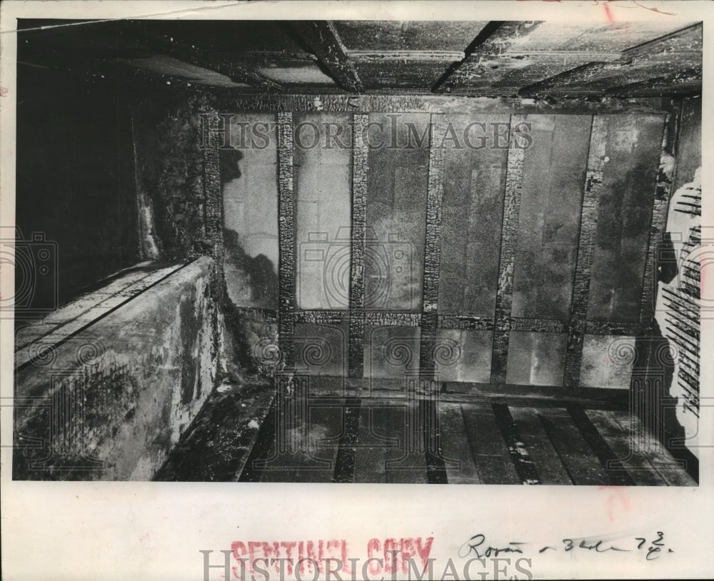 1964 Press Photo Cell where Thomas Snyder died, Child's Court Center, Milwaukee. - Historic Images