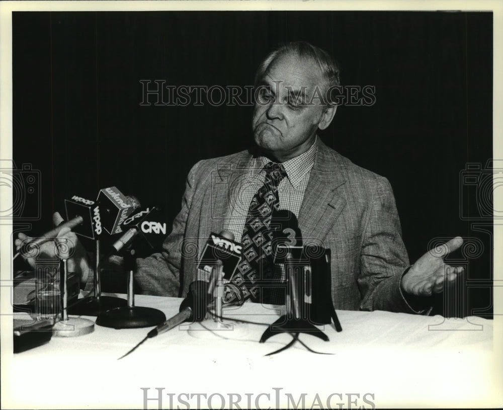1980 U.S. Communist Party Head Gus Hall In Hartford At Conference-Historic Images
