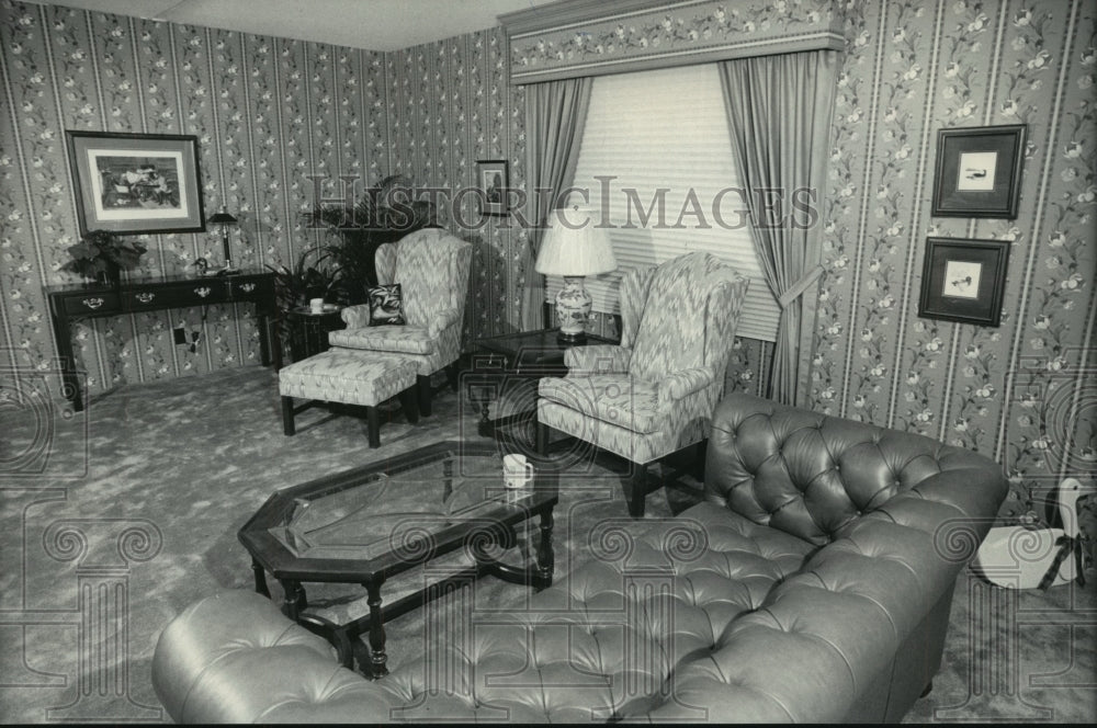 1984 Home Show a formal living room in the Decorator Showcase - Historic Images