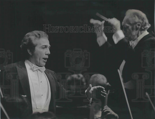 1971 Press Photo Charles Hindsley, John Anello, Milwaukee Symphony Orchestra - Historic Images