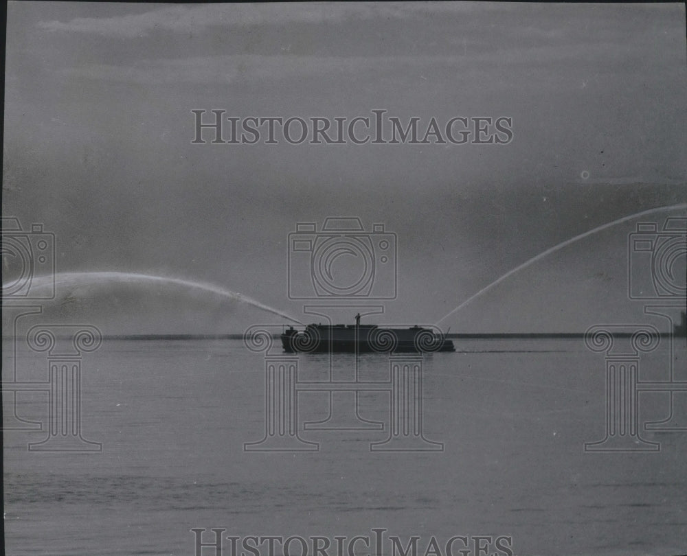 1949 The Deluge, Milwaukee, Wisconsin Fireboat-Historic Images