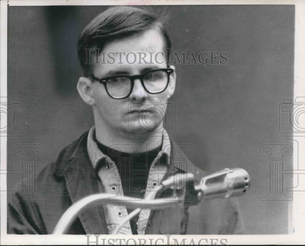 1966 Press Photo Michael Lee Herrington, Milwaukee, accused of killing two girls - Historic Images