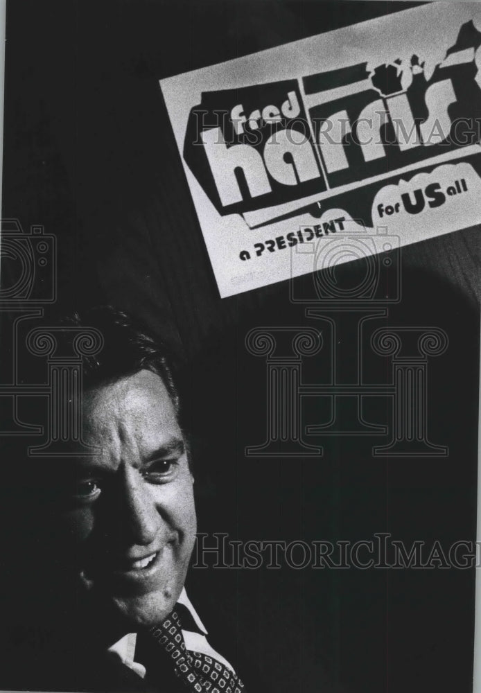 1975 Fred Harris Democratic presidential candidate visits Milwaukee-Historic Images