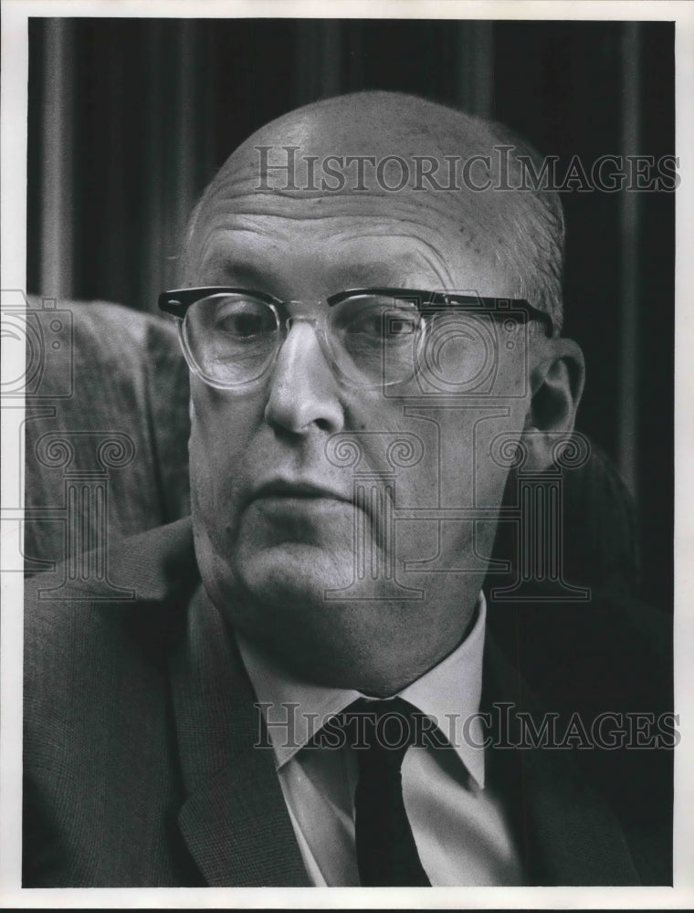 1970 Press Photo Former University of Wisconsin president, Fred Harrington.-Historic Images