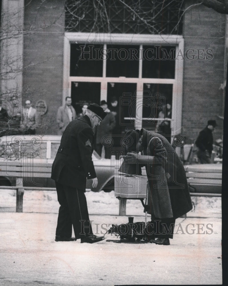 1965 Milwaukee Police Investigate Suspicious Box At Bus Depot-Historic Images