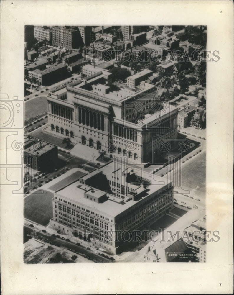 1938 Press Photo Milwaukee&#39;s $10 million Courthouse and Safety Building-Historic Images