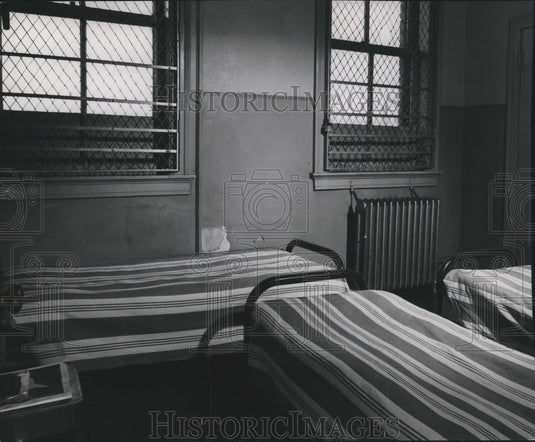 1954 Press Photo Milwaukee County Detention Home boys' beds - mjb59205 - Historic Images