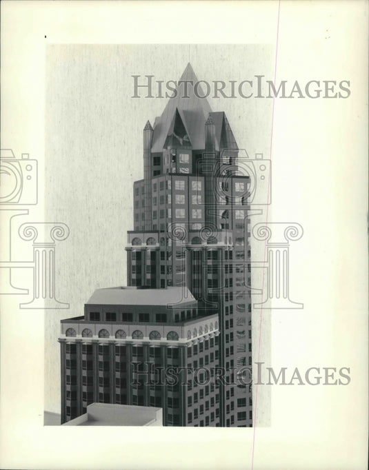 1985 A Cardboard Schematic of the Milwaukee Center-Historic Images