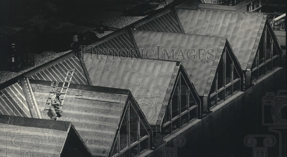 1987 Milwaukee Area Technical College Student Center Copper Roof-Historic Images