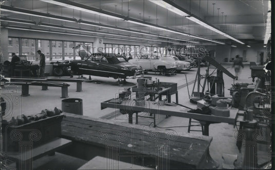 1953 Press Photo Auto Repair Shop, Milwaukee Area Technical College - mjb60776 - Historic Images