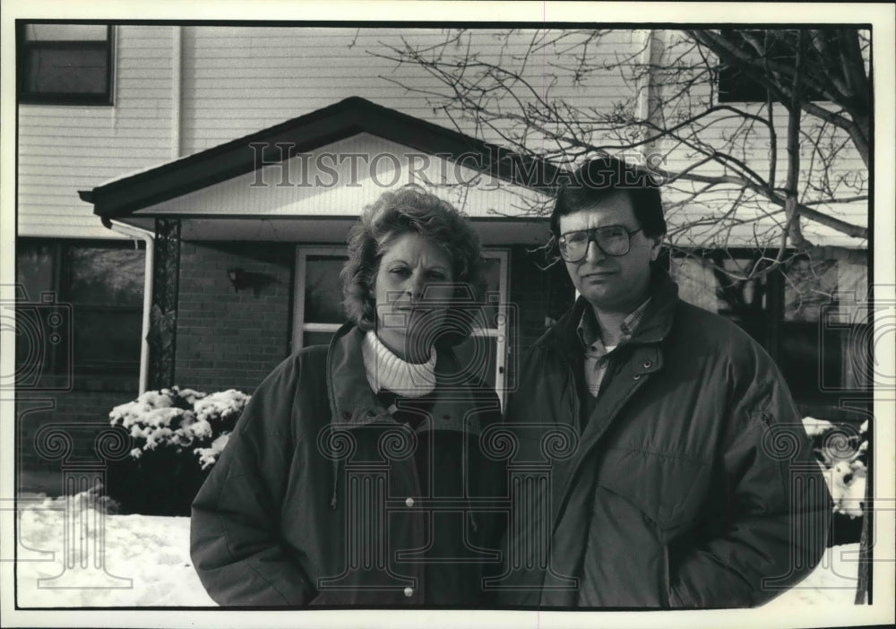 1993 Press Photo Noreen and David Hamm, Green Bay, Wisconsin - mjb61249 - Historic Images