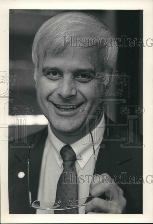 1987 Press Photo Cyril M. Hetsko, Chairman State Medical Society Task Force Aids - Historic Images
