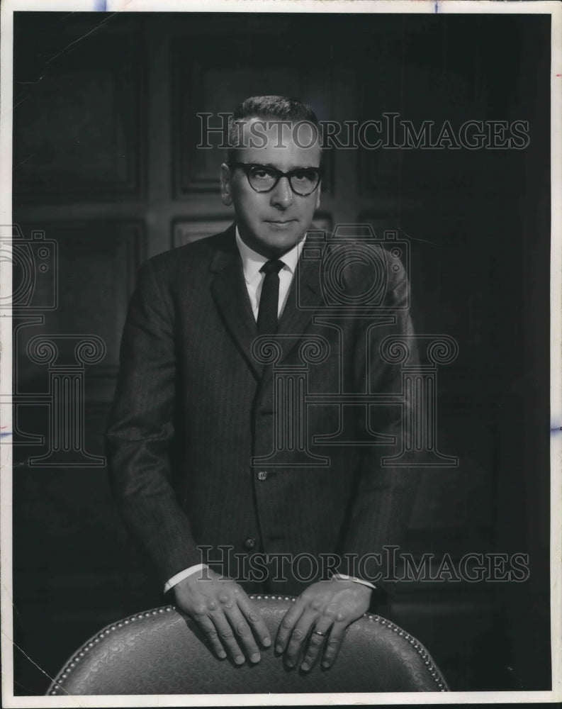 1967 Press Photo Attorney Frank D. Hamilton president of state bar of Wisconsin. - Historic Images