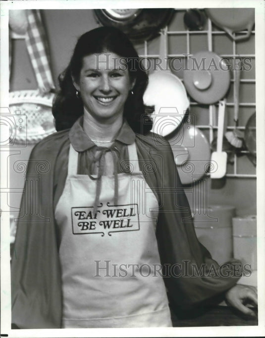 1983 Helen Hatton is the host of PBS' "Eat Well, Be Well.: - Historic Images