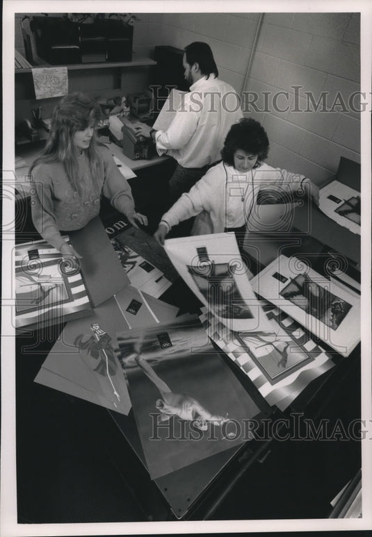 1992 Northwestern Mutual Life, pack posters for Winter Olympics-Historic Images