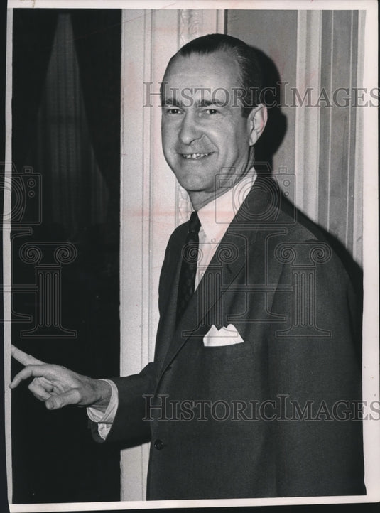 1969 Richard Helms, head of CIA, arrives in Washington to testify-Historic Images