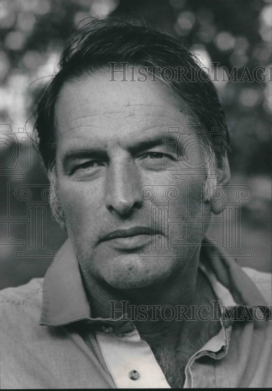 1993 Press Photo Ron R. Hering leader of the Men's movement of Lake Mills, Wis. - Historic Images