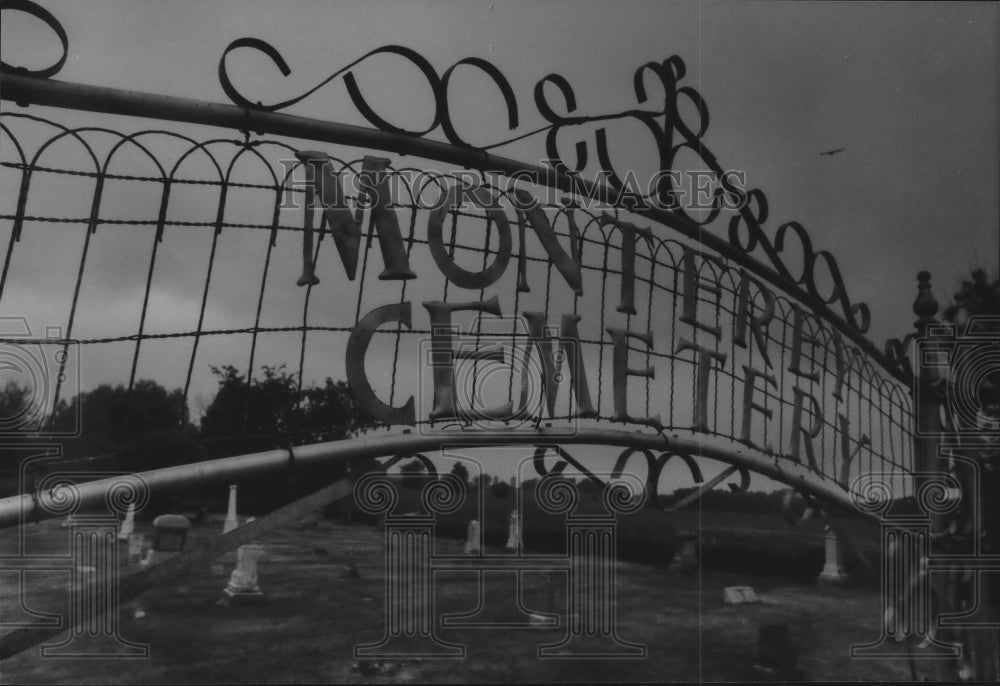 1994 Monterey Cemetery reflects history of the area. Monterey - Historic Images