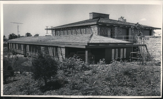1985 Geometry of Arneson home, rectangle to square  in Wisconsin-Historic Images