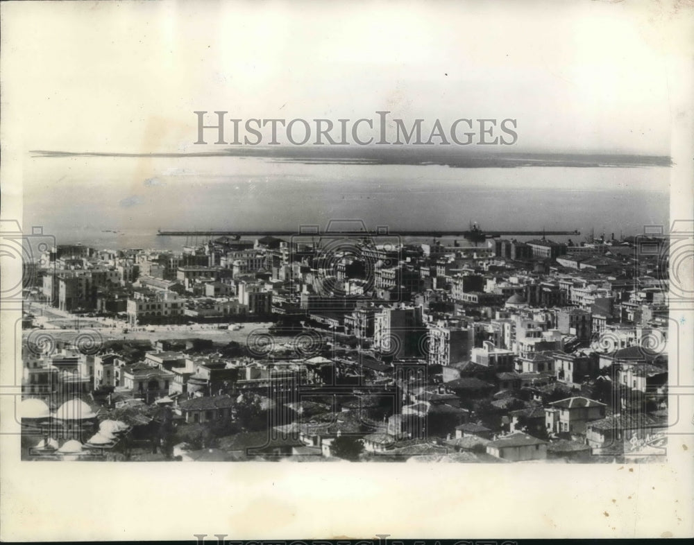 1935 Press Photo Government Troops Battle Rebels In Salonika, Greece - mjb63610- Historic Images
