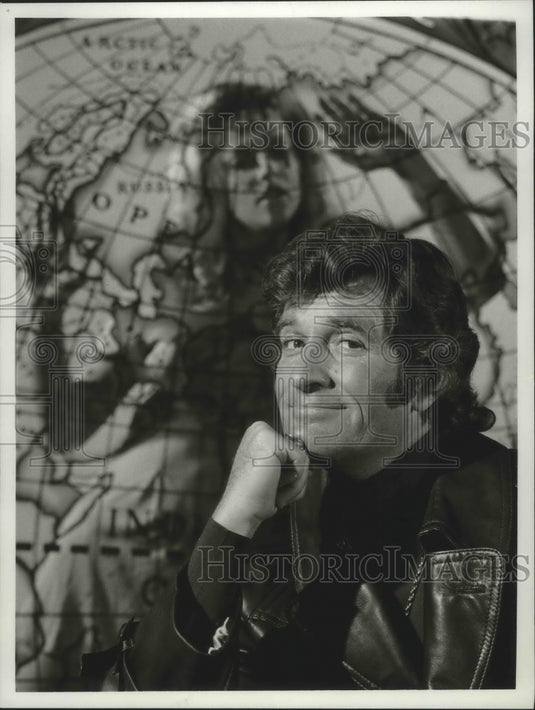 1973 Press Photo Hugh O'Brian star of NBC-TV's "Probe" series - mjb64879-Historic Images