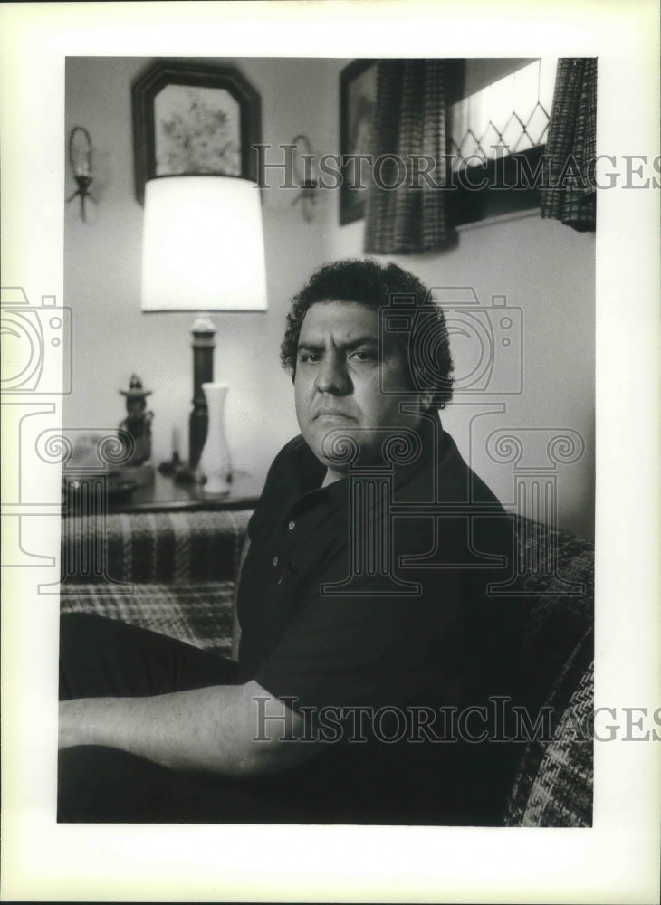 1983 Adam Gonzales unemployed steel worker Milwaukee-Historic Images