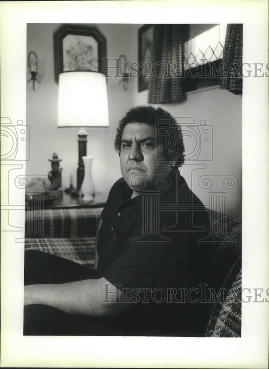 1983 Adam Gonzales unemployed steel worker Milwaukee-Historic Images
