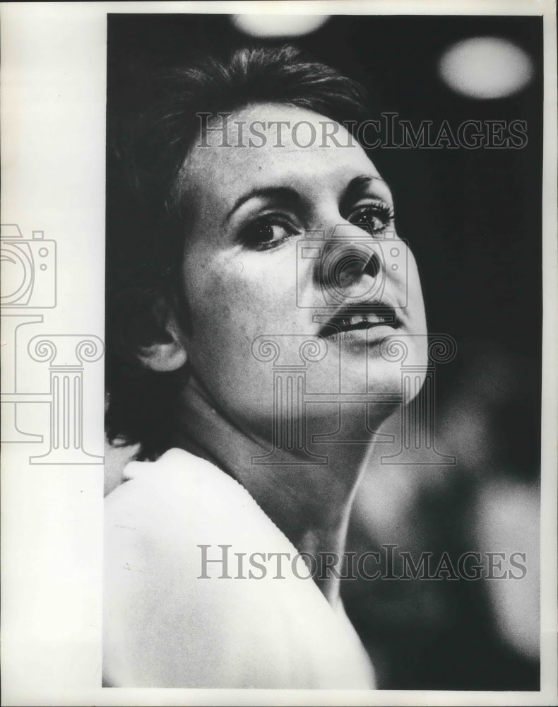 1976 Press Photo Professional tennis player, Evonne Goolagong, Milwaukee, Wis. - Historic Images