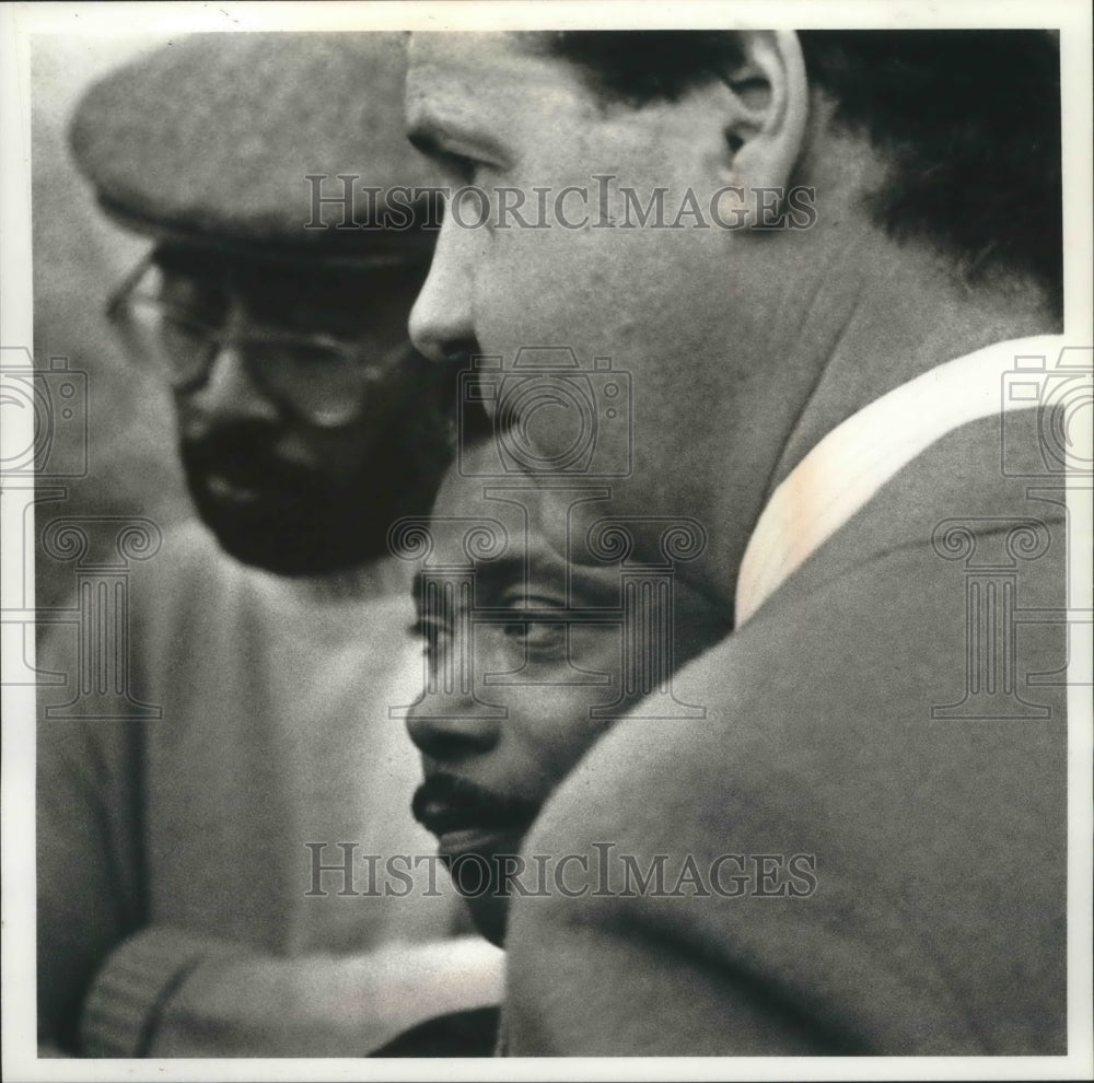 1989 David Reynolds and Attorney William E. Callahan Jr. After Trial-Historic Images