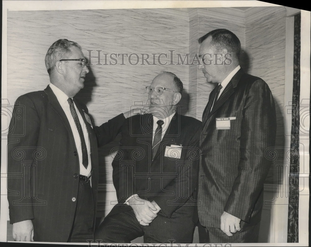 1961 Press Photo Charles L. Goldberg, Meeting of American Bar Assoc., Chicago-Historic Images
