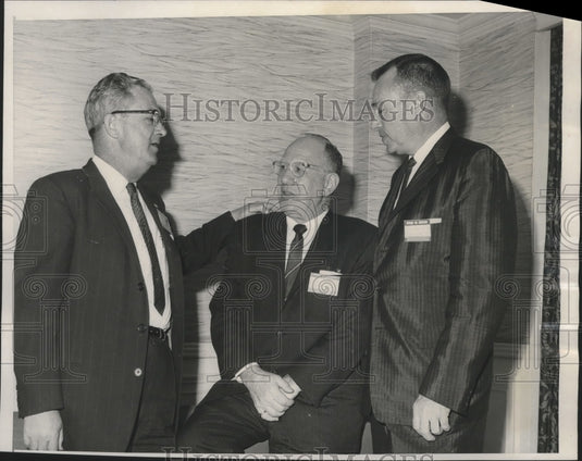 1961 Press Photo Charles L. Goldberg, Meeting of American Bar Assoc., Chicago-Historic Images