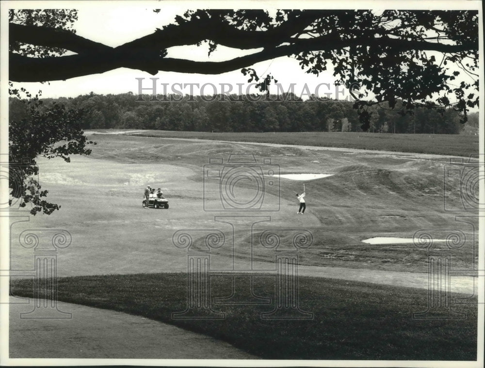 1989 Press Photo New Meadow Course at Blackwolf Run is wide open & gentle hills - Historic Images