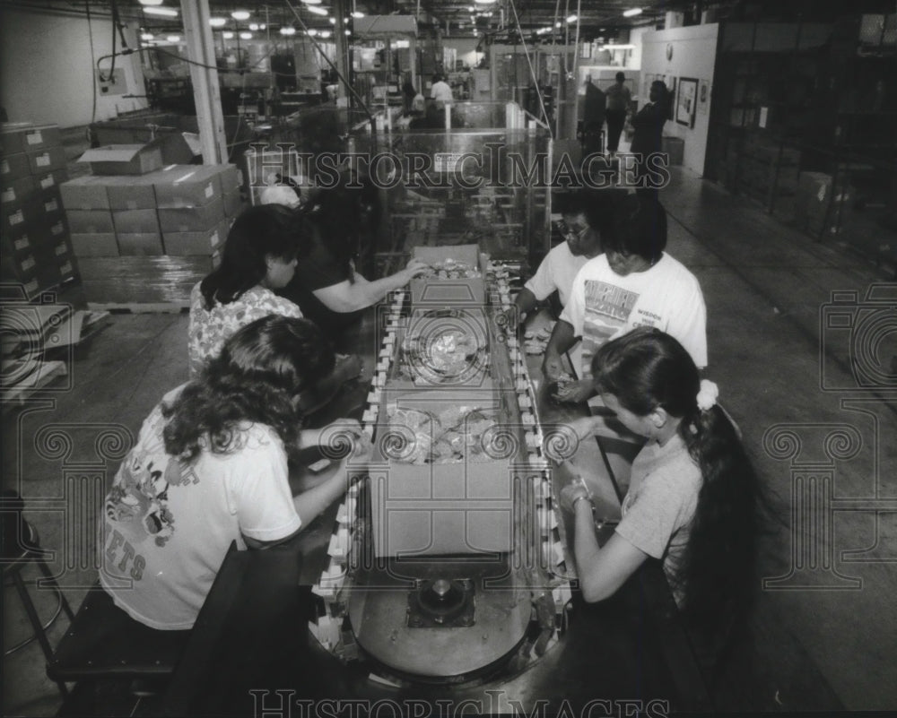 1994 General Converters &amp; Assemblers workers package product, Racine-Historic Images