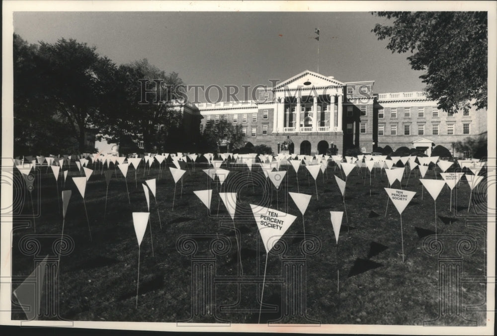 1988 Pink Triangles on the University of Wisconsi -
 Madison Campus-Historic Images