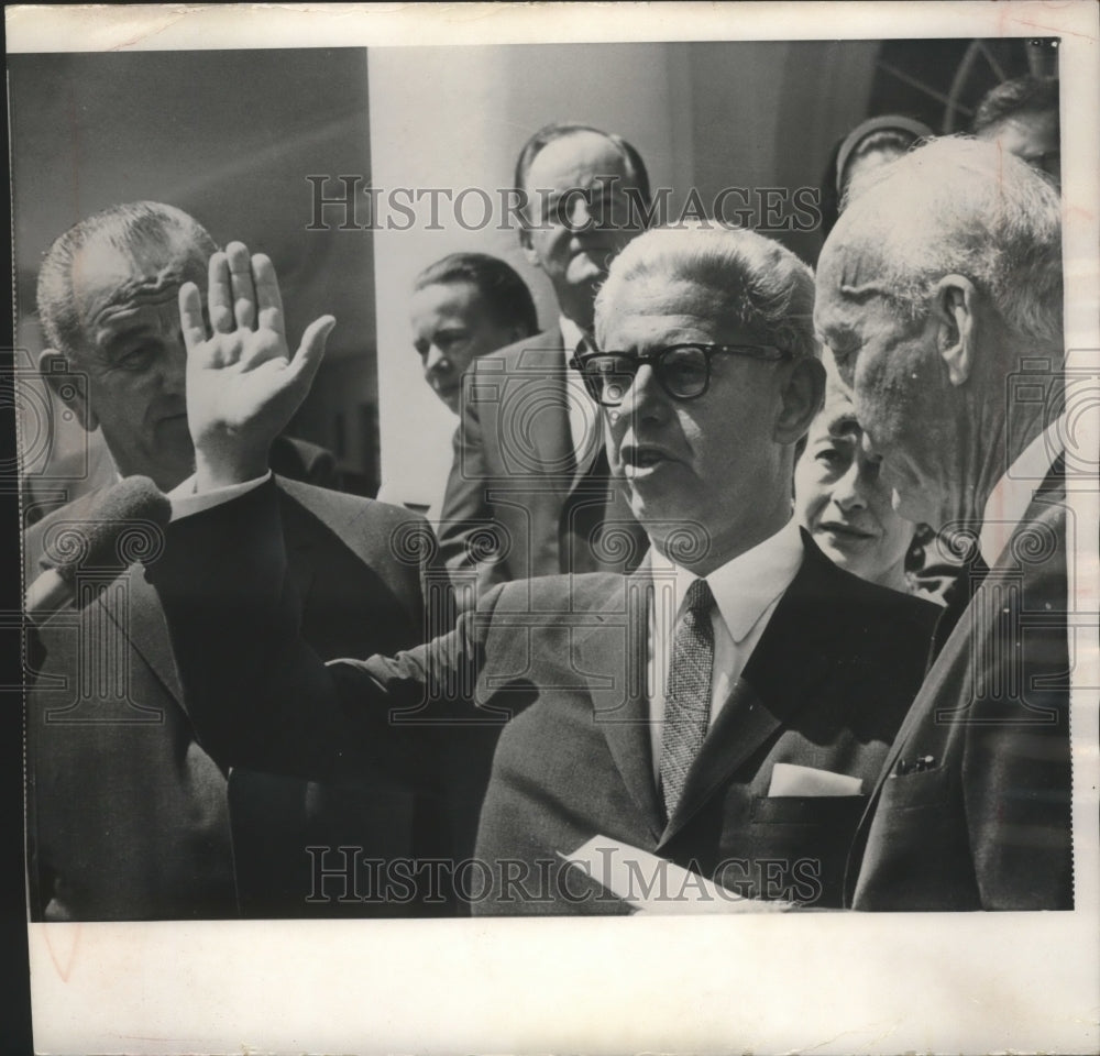 1965 Press Photo Arthur J. Goldberg, Ambassador of United Nations - mjb66014- Historic Images