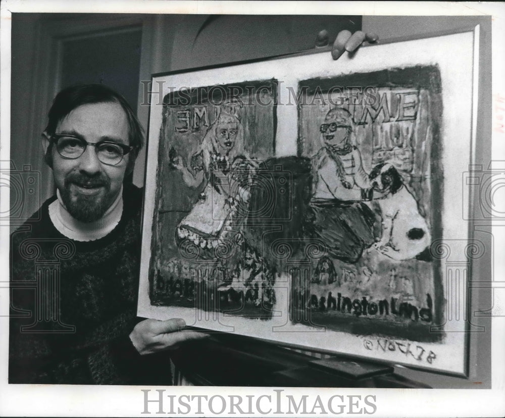 1978 Press Photo Jean - Sebastien Noth painter, Milwaukee. - mjb66440-Historic Images