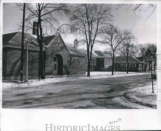 1968 Oconto High School, Wisconsin, erected in 1894 and expanded-Historic Images