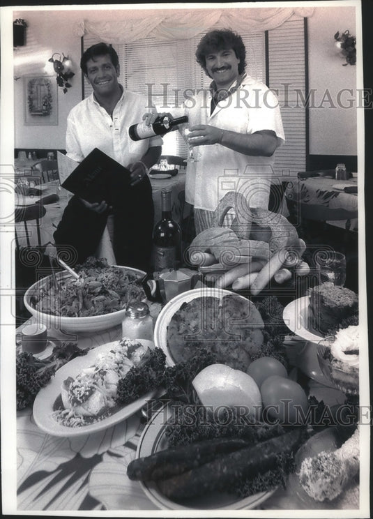 1994 Gianfranco Nuda & Philip Buffa owners of Sweet Aroma in Delavan - Historic Images