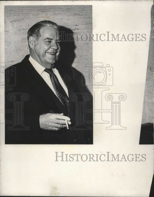 1973 Press Photo R.A. McBride, witness at Richard Nowakowski Trial, Milwaukee - Historic Images