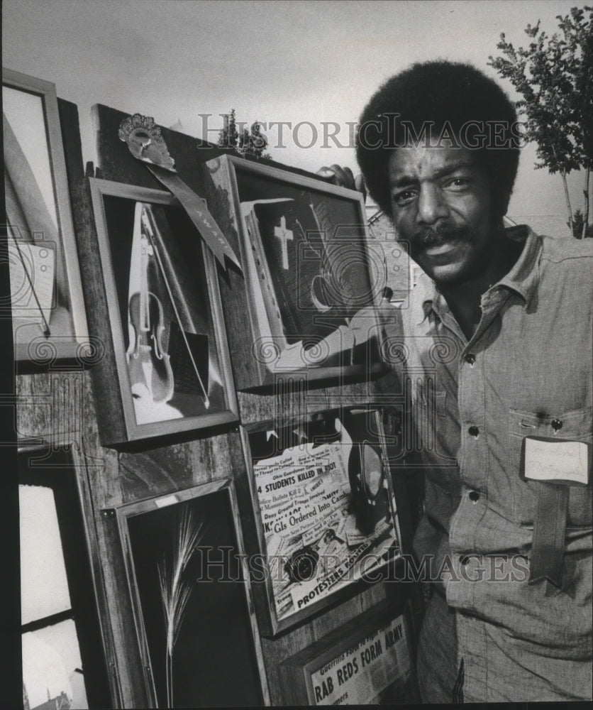 1970 Press Photo Tom Harris of Milwaukee took the top prize at Alverno Art Fair - Historic Images