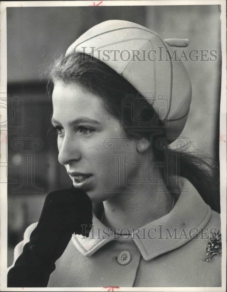 1969 Press Photo Princess Anne at swimming gala at London Crystal Palace - Historic Images