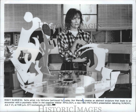 1986 Press Photo Lesley Ann Warren acts in APOLOGY on HBO July 27 - mjb67928 - Historic Images