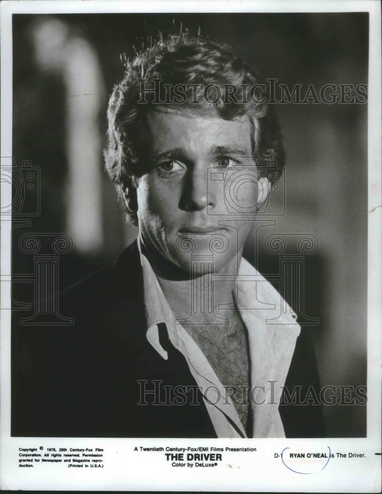 1984 Press Photo Actor Ryan O&#39;Neal stars in &quot;The Driver&quot; - mjb68373 - Historic Images