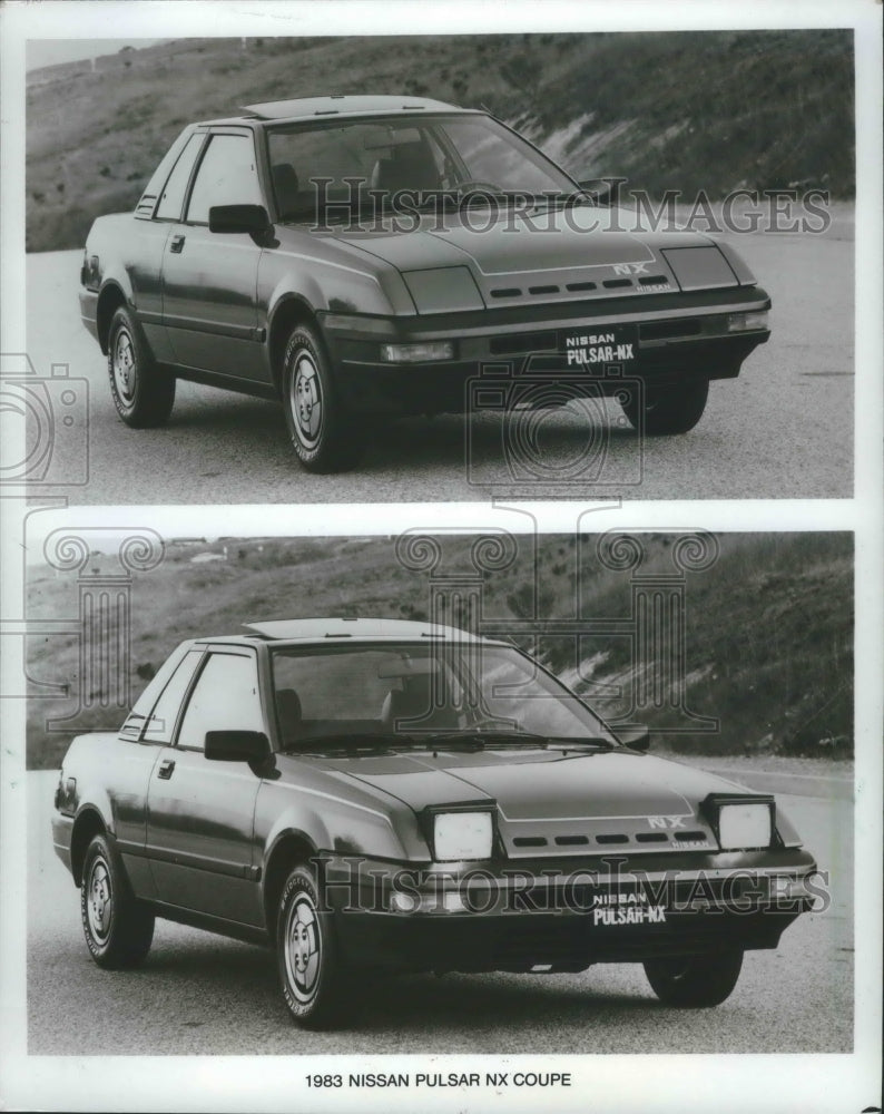 Press Photo 1983 Nissan Pulsar NX Coupe - mjb68426 - Historic Images