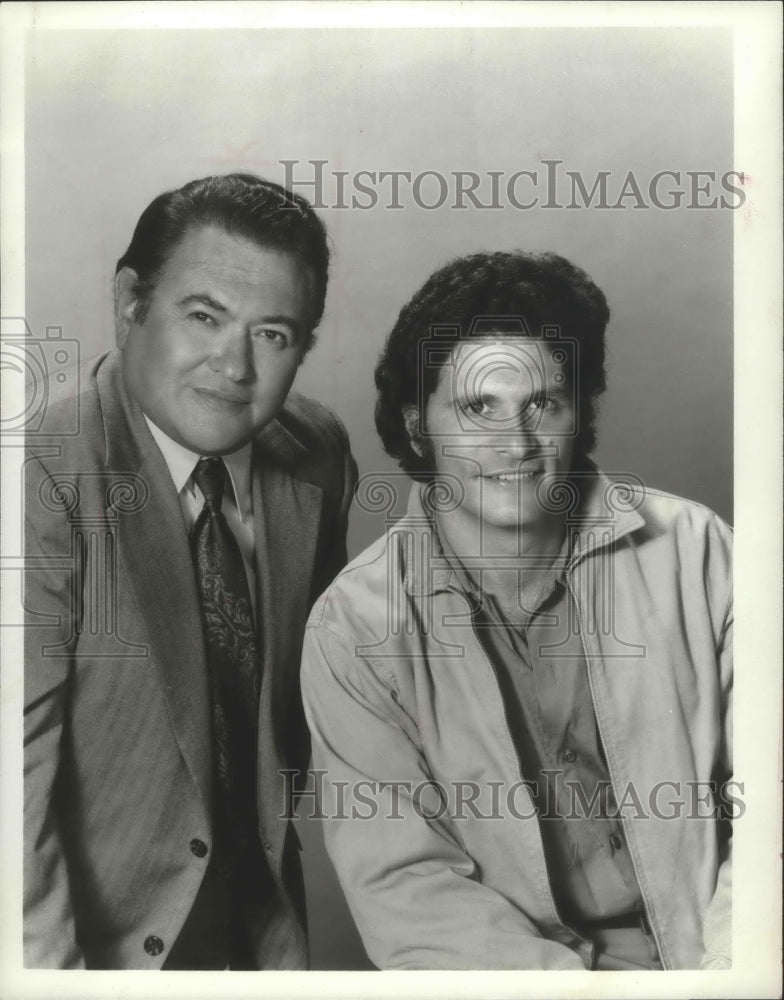 1973 "TOMA" Stars Simon Oakland and Tony Musante on ABC-Historic Images