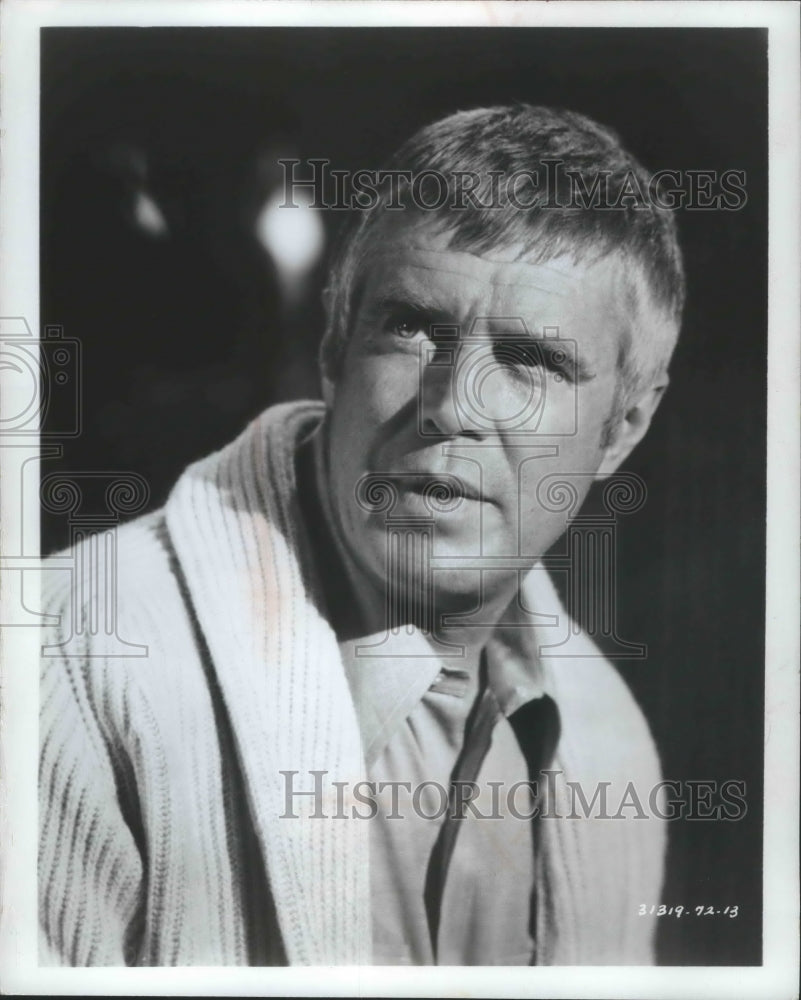 1972 Press Photo George Peppard debuts in &quot;Banacek&quot; airing on NBC. - mjb68525-Historic Images