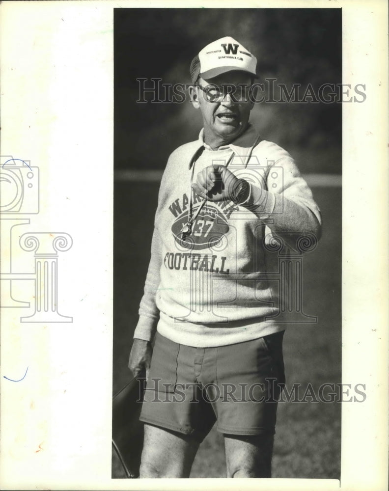 1981 University Of Wisconsin football coach, Forrest Perkins - Historic Images