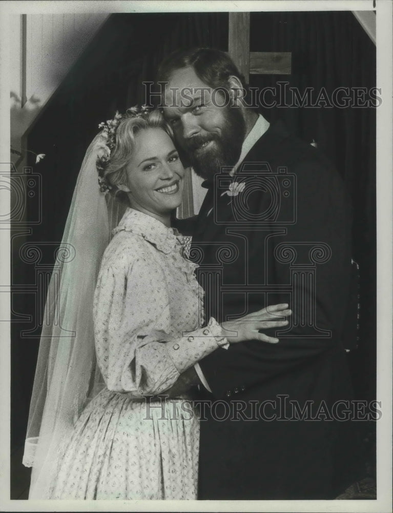 1982 Press Photo &quot;Father Murphy,&quot; NBC-TV, Merlin Olsen, Katherine Cannon - Historic Images