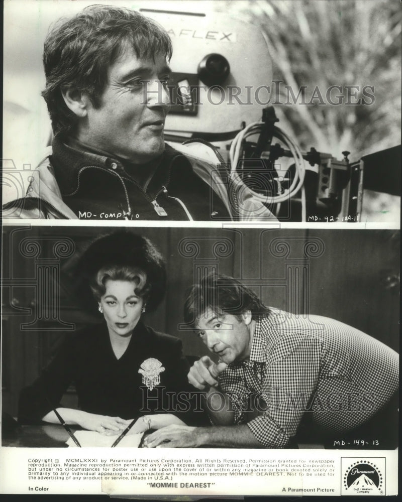 1988 Promo Photo Director Frank Perry at work on &quot;Mommie Dearest&quot; - Historic Images
